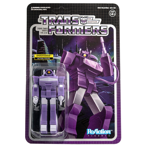 Super 7 Transformers G1 Shockwave Reaction Box Package Front