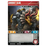 Transformers TCG Card Game Dinobot Slug Hot-Headed Warrior Dinosaur Back