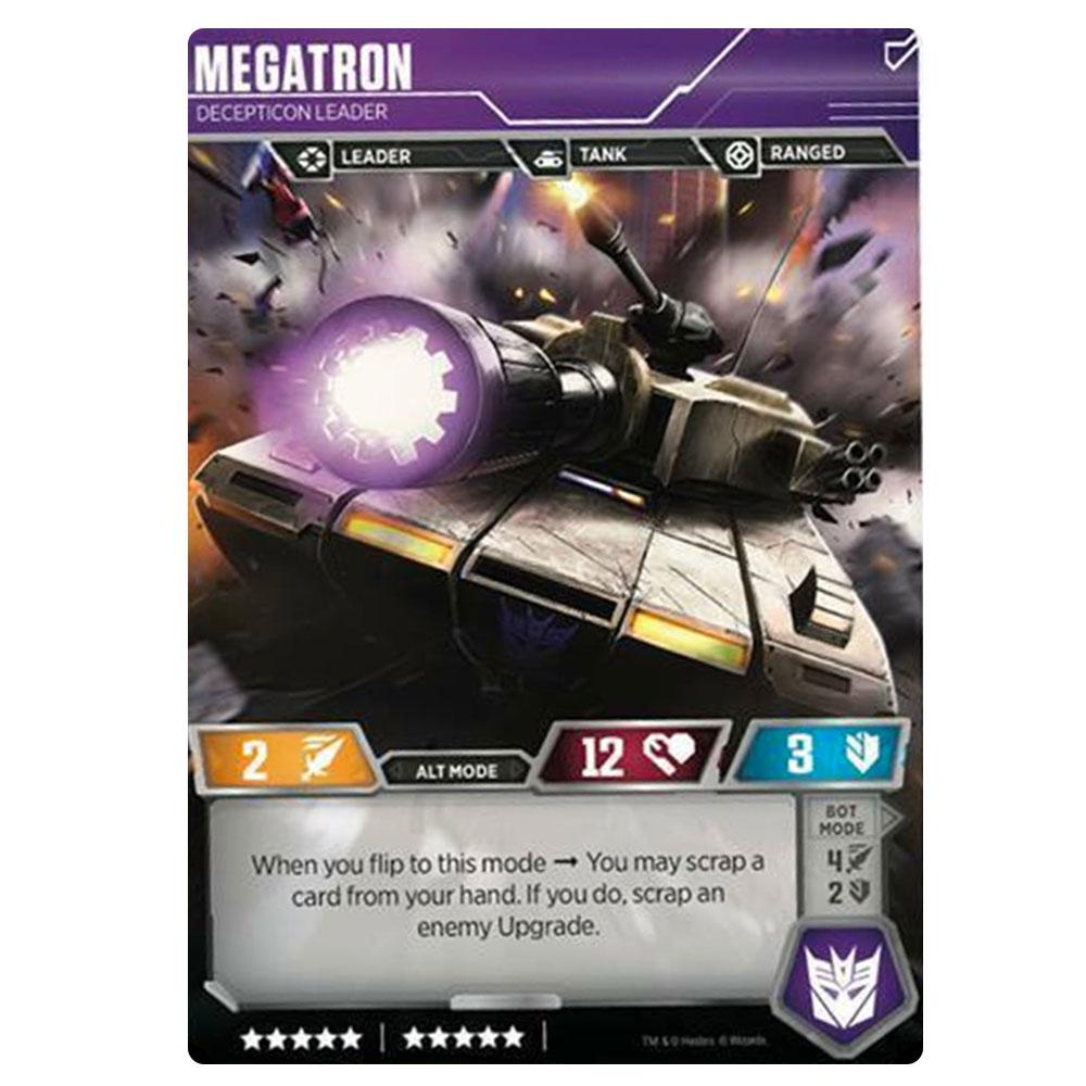 Transformers TCG Megatron Decepticon Leader - Character Card