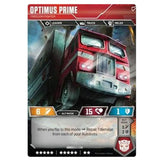 Transformers TCG Card Game Optimus Prime Freedom Fighter Semi Back