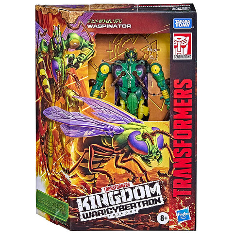 Transformers Generations War for Cybertron Kingdom WFC-K34 waspinator deluxe box package front