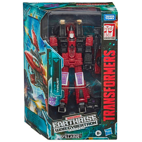 Transformers War for Cybertron Earthrise WFC-E26 Thrust Voyager cybertronian villains box package front