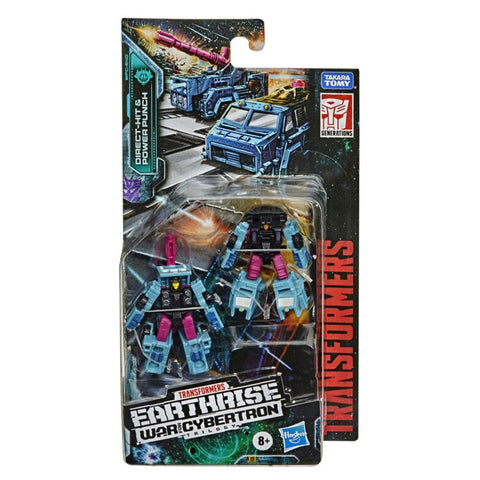 Transformers War For Cybertron Earthrise WFC-E40 Direct-hit Power Punch Micromaster Battle Squad Repack Box Package Front