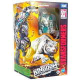 Transformers War for Cybertron Kingdom WFC-K35 Tigatron Voyager box package front angle photo
