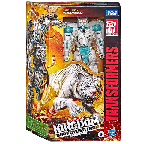 Transformers War for Cybertron Kingdom WFC-K35 Tigatron Voyager box package front