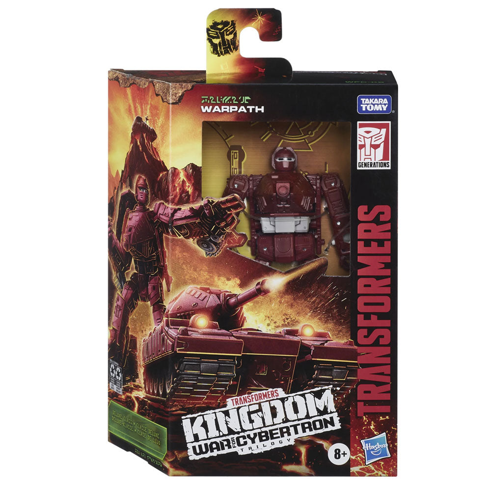 [未開封] ハズブロ トランスフォーマー ウォーパス WARPATH Transformers War for Cybertron Kingdom WFC-K6 Warpath Printed Hang