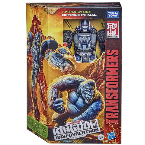 Transformers War for Cybertron WFC-K8 Voyager Optimus Primal Box Package Front