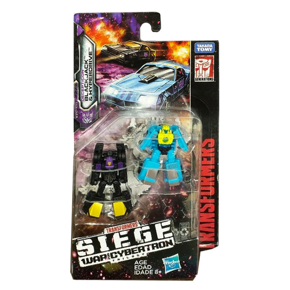 Transformers Siege WFC-S32 Blackjack & Hyperdrive - Micromaster