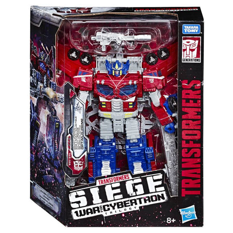 Transformers War for Cybertron Siege WFC-S40 Leader Optimus Prime Robot Galaxy Upgrade Cybertron Box Packaging