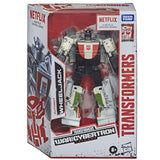 Transformers War for Cybertron Trilogy Netflix Walmart deluxe Wheeljack box package front