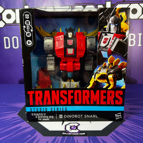 hasbro transformers movie studio series TFTM dinobot snalrl leader usa box package front photo collecticon