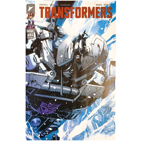 Skybound Image Comics Transformers issue 004 variant retailer incentive cover e megatron milana leoni spoiler comic book
