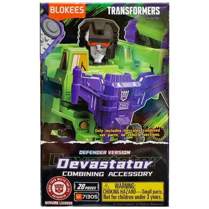 Blokees Transformers Defender 03 Devastator Combining accessory english box package front photo