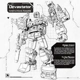 Blokees Transformers Defender 03 Devastator Combining accessory combined robot diagram design intent