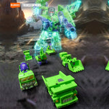 Blokees Transformers Defender 03 Devastator Combining accessory green vehicles promo photo