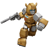 Blokees Transformers 01 Galaxy Shining Bumblebee robot gold action figure model kit toy render