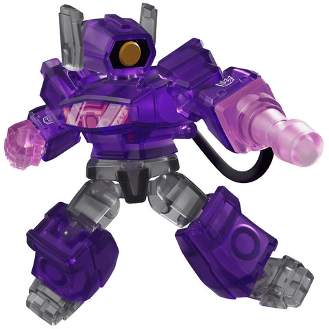 Blokees transformers 03 Heavy Metal War Glittering Shockwave Defender G1 clear purple robot action figure model kit toy render