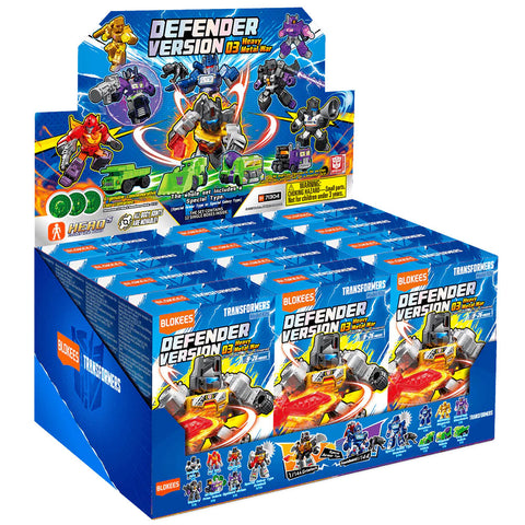 Blokees Transformers 03 Heavy Metal War defender sealed case of 12 box package front angle