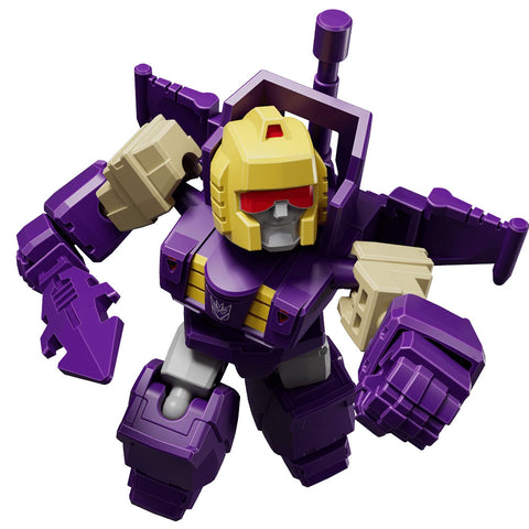 Blokees Transformers 04 Tyrants Fury Blitzwing purple robot action figure model kit toy render