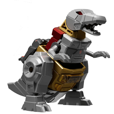 Blokees Transformers 04 Tyrants Fury Defender Grimlock dino metallic chase red eyes robot render