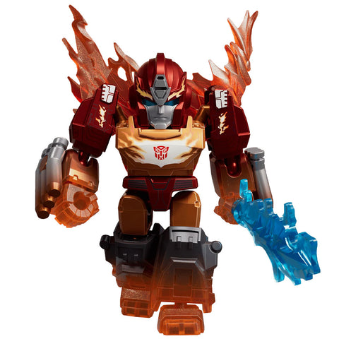 Blokees Transformers 04 Tyrants Fury Defender Rodimus Prime special armor type flames metallic super chase robot render
