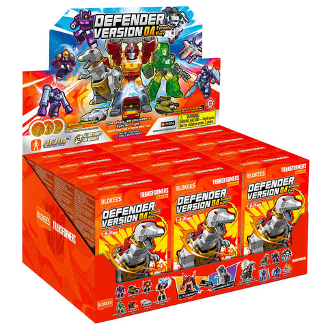 Blokees Transformers 04 Tyrants Fury defender sealed case of 12 box package render