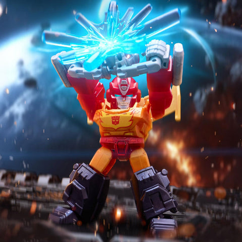 Blokees Transformers 04 Tyrants Fury Rodimus Prime special galaxy type metallic chase with matrix red robot action figure toy model kit promo