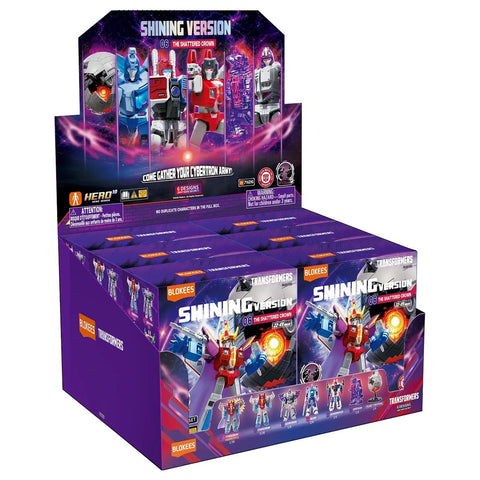 Blokees Transformers Shining Version 06 The Shattered Crown sealed case of 6 package front render