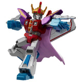 Blokees Transformers Shining Version 06 The Shattered Crown Starscream metallic chase action figure model kit render alternate view 2