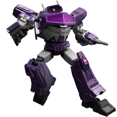 Blokees Transformers 07 One Wave 2 Shockwave galaxy version purple robot action figure render