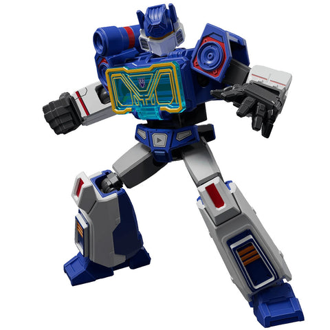 Blokees Transformers 07 One Wave 2 Soundwave galaxy version blue robot action figure render