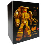 Blokees Transformers 2024 Yearbook Golden Lagoon G1 Gold Long Haul model kit box package back angle