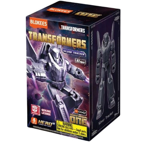 Blokees Transformers 07 One Wave 2 Silver Tracker - Galaxy Version (English)