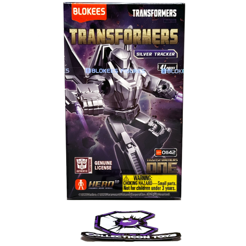 Blokees Transformers TFONE Silver Tracker galaxy version exclusive box package front photo