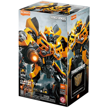 Blokees Transformers Classic Class 23 Bumblebee dark of the moon DOTM box package front angle render