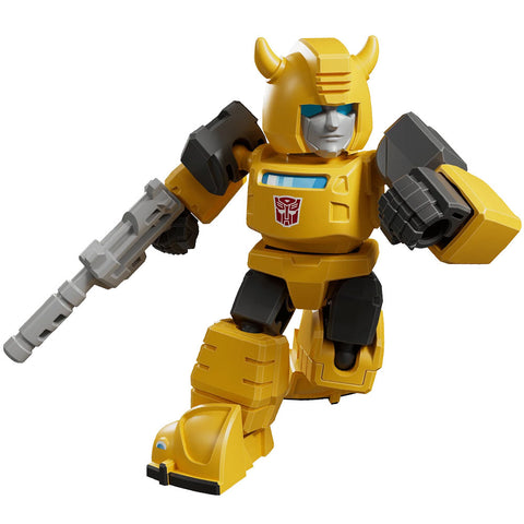 Blokees Transformers Defender Version 02 The overthrow G1 bumblebee yellow robot aciton figure toy model kit render