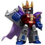 Blokees Transformers Defender Version 02 The Overthrow G1 Coronation Starscream Metallic Super Chase Silver robot action figure toy model kit render