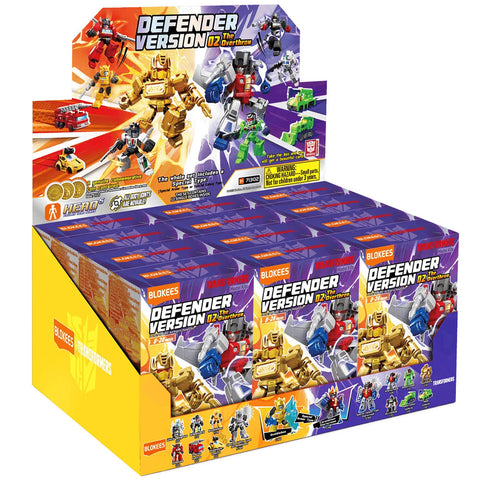 Blokees Transformers Defender Version 02 The Overthrow complete case of 12 sealed