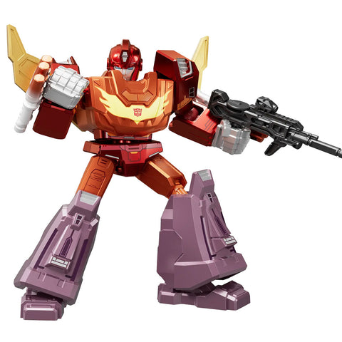 Blokees Transformers Series 10 One shall stand rodimus prime metallic chase 1-36 stock render robot