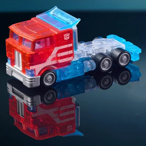 Blokees Transformers C01 Roll Out! IDW Optimus Prime (Clear Chase) - Wheels