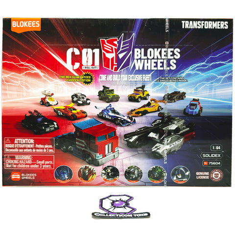 Blokees Wheels Transformers C01 Roll Out! sealed case of 12 box package english front photo