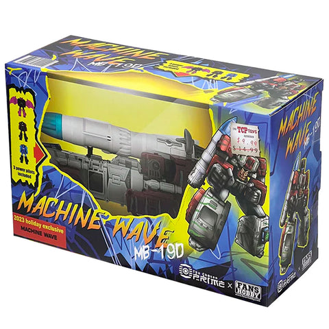 Fans-Hobby Master Builder MB-19D Machine Wave 2023 Holiday Exclusive 3rd Party box package front angle top