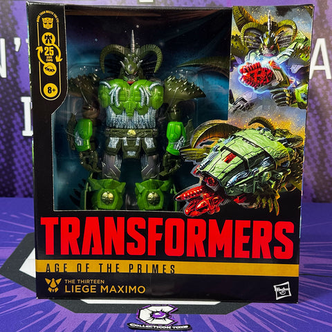 hasbro transformers age of the primes AOTP the thirteen liege maximo leader usa box package front photo collecticon