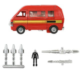 Hasbro Transformers missing link C-14 Ironhide USA red van toy accessories layout diagram