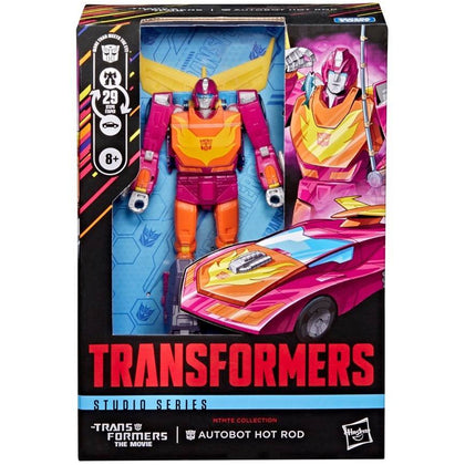 Hasbro Transformers Movie Studio Series MTMTE Collection TFTM Autobot hot rod voyager usa walmart exclusive box package front