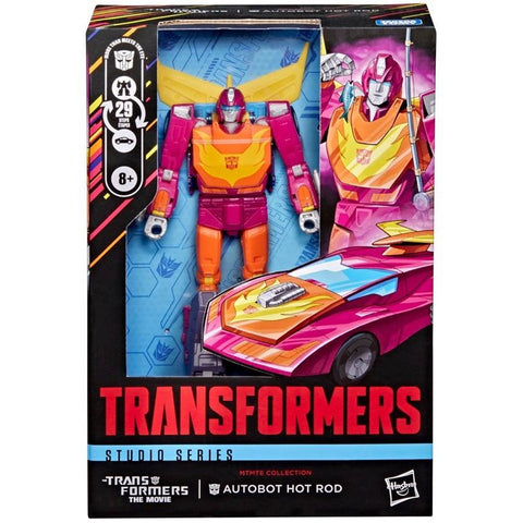 Hasbro Transformers Movie Studio Series MTMTE Collection TFTM Autobot hot rod voyager usa walmart exclusive box package front
