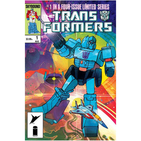 Image COmics Skybound Transformers 40th Anniversary one-shot cover B megatron decepticons comic book Ward