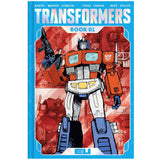 Image Comics Skybound Transformers deluxe book 01 hard cover collected issues 1-12 daniel Warren johnson optimus prime cover comic book