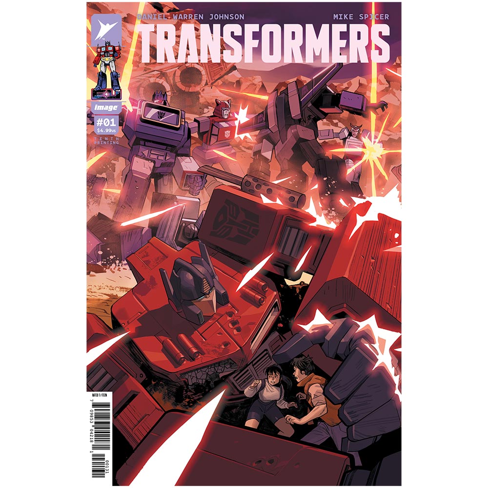 Transformers #1 (Tenth Printing) Cover C (De Felici Variant) - Comic Book Transformers #1 (Tenth Printing) Cover C (De Felici Variant) - Comic Book
