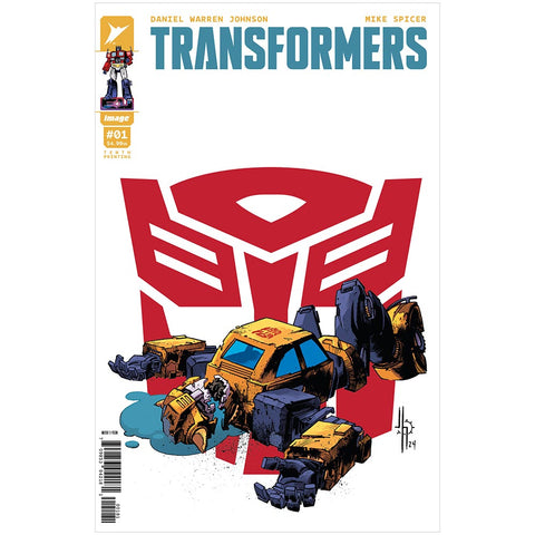 Image Comics Skybound Transformers Issue 001 Cover H Jason Howard Dead Bumblebee comic book